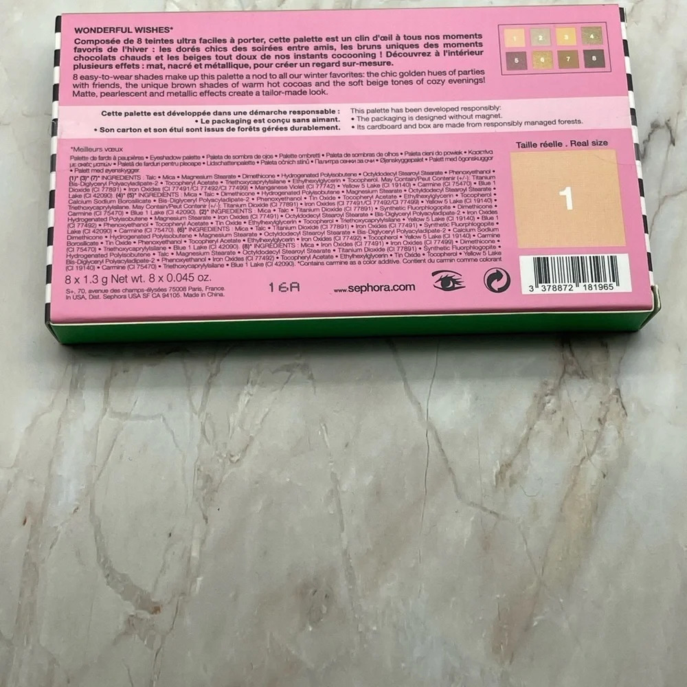 🎉HOST PICK🎉SEPHORA Wonderful Wishes Eyeshadow Palette 8 eyeshadows, NWT - Picture 4 of 9